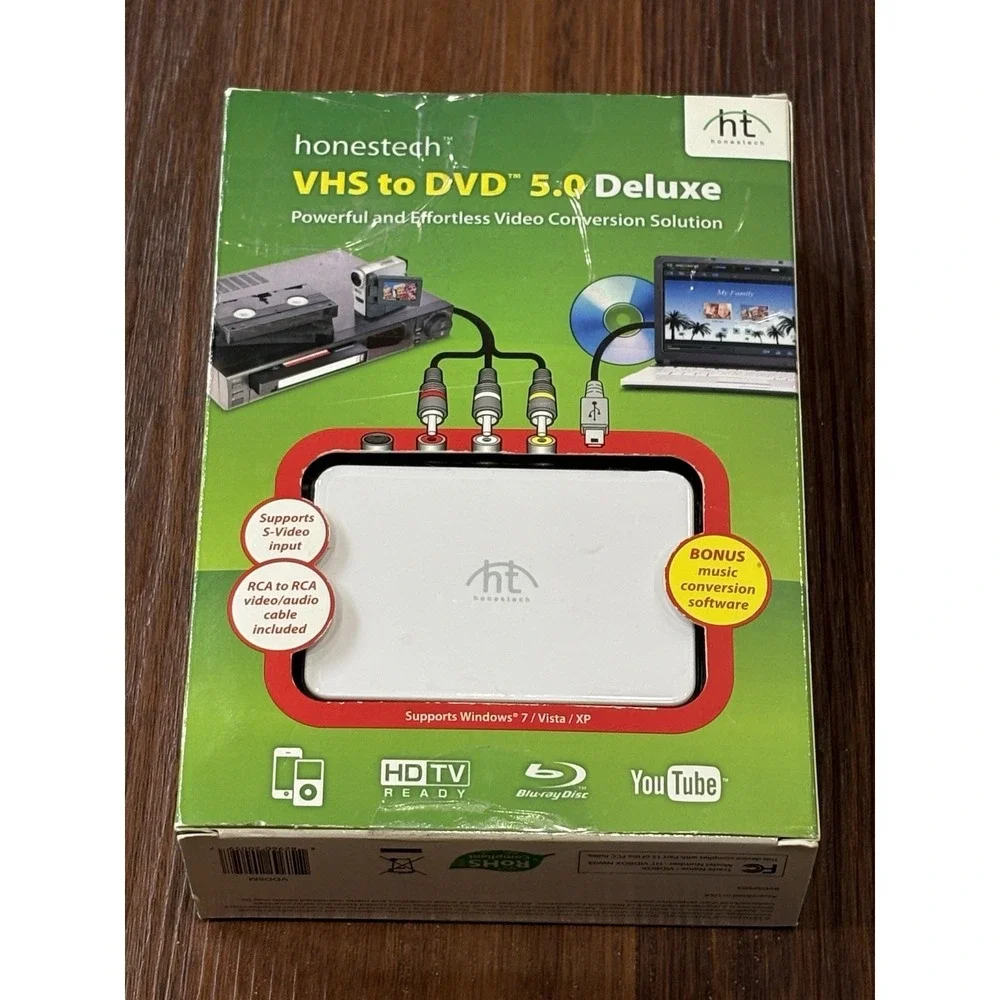 Honestech VHS‎ to DVD 5.0 Deluxe Powerful & Effortless Video Conversion Solution